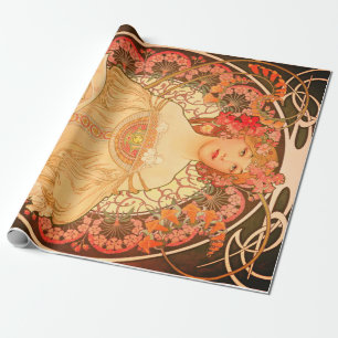 Art nouveauDecoupage affisch Presentpapper