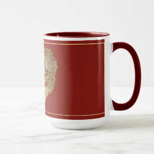 Art nouveaufragment mugg