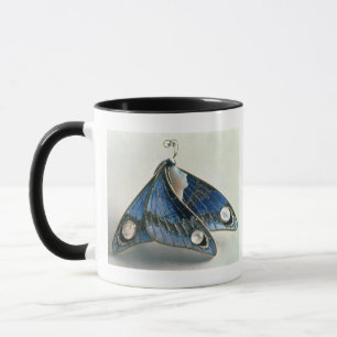 Art nouveauhänge i bilda en fjäril, c.190 mugg