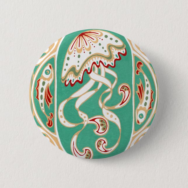 Art nouveaumanet 3 flytta sig mycket långsamt knapp (Framsida)