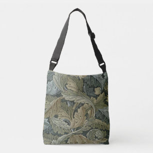 Art nouveaumönster av William Morris, vintage, Axelväska
