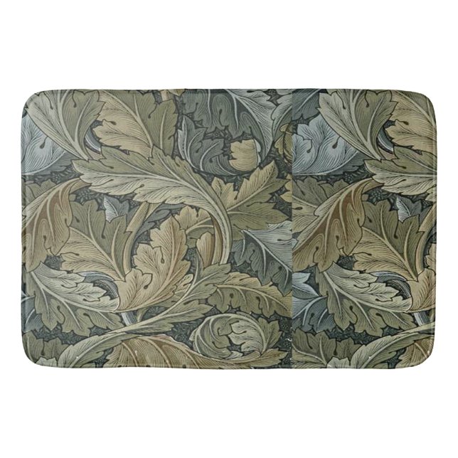 Art nouveaumönster av William Morris, vintage, Badrumsmatta (Framsidan)