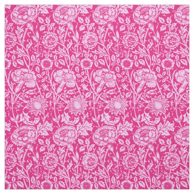Art nouveaunejlikadamast, Fuchsia rosa Tyg (Provkarta)