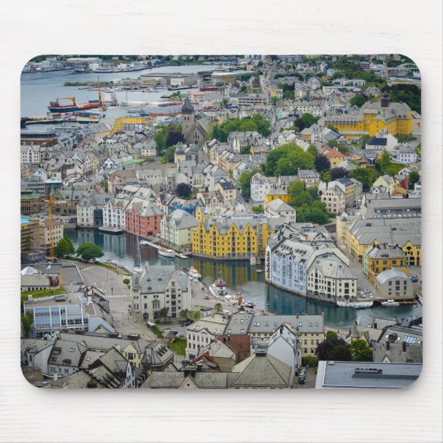Art nouveaustad Alesund, norgemousepad Musmatta (Framsidan)