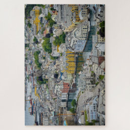 Art nouveaustad Alesund, norgepussel Pussel