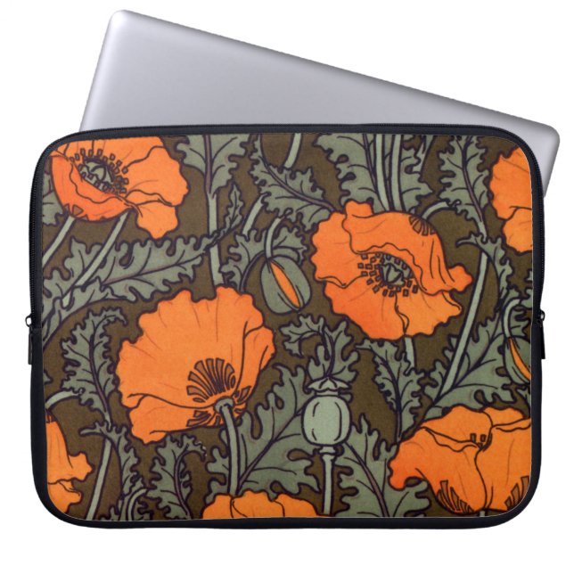 Art nouveauvallmor laptop sleeve (Framsidan)