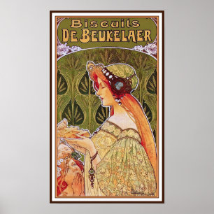 Art nouveauvintage affisch: Kexar Poster