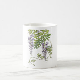Art nouveauwisteria kaffemugg