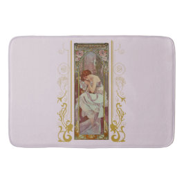 Art Noveau Alphonse Mucha Night's Rest Badrumsmatta