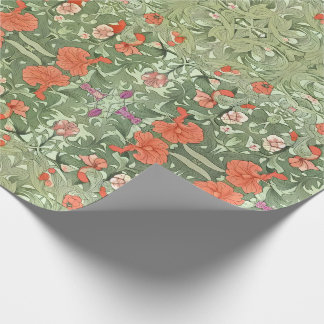 Art Noveau Victorian blomsterinspirerad mönster Presentpapper