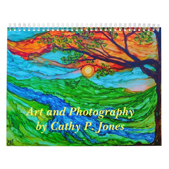 Art och fotografi av Cathy P. Jones Kalender (Omslag)