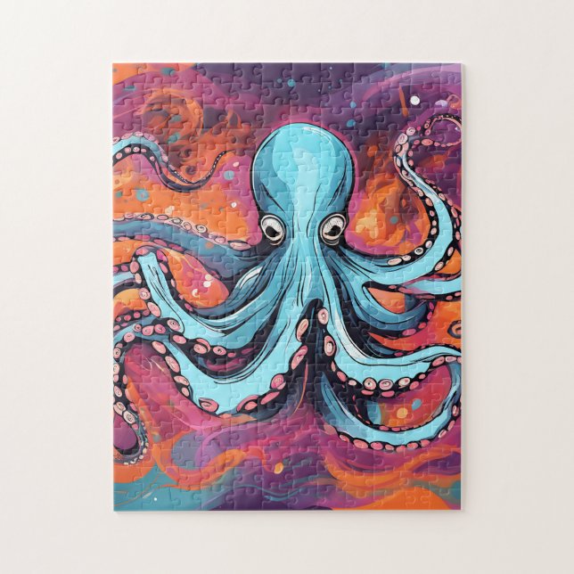 Art Octopus Dream Pussel (Vertikal)