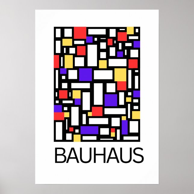 Art of Bauhaus Minimalist Modern Design Poster (Framsidan)