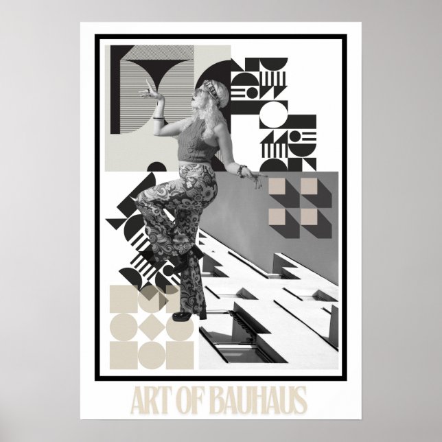 Art of Bauhaus Minimalist Modern Design Poster (Framsidan)