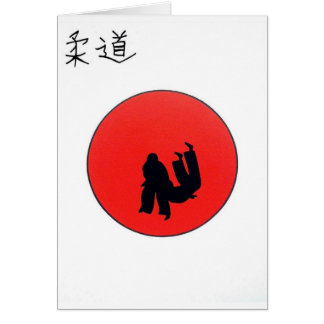 Art of Judo Print Hälsningskort