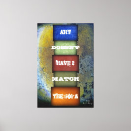 Art-offert med namn och underskrift canvastryck