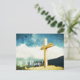 Art Painting Kor: han är upprest Glad påsk Helg Vykort