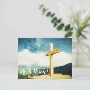 Art Painting Kor: han är upprest Glad påsk Helg Vykort