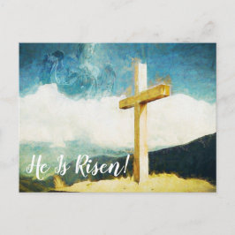 Art Painting Kor: han är upprest Glad påsk Helg Vykort