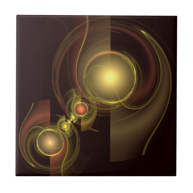 Art-panel för inbyggd Abstrakt för anslutning Kakelplatta (Framsidan)