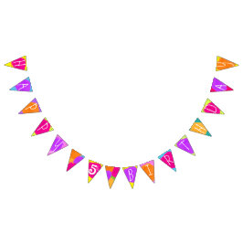 Art Party Åldersbuntning Vimplar