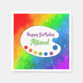 Art Party | Anpassningsbarna Färg Party Pappersservett