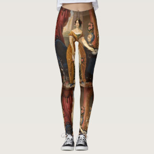 Art Porträtt Leggings