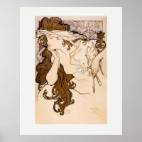 ART POSTER: ALPHONSE MARIA MUCHA : SALON DES CENT