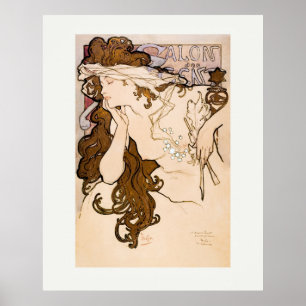 ART POSTER: ALPHONSE MARIA MUCHA : SALON DES CENT POSTER