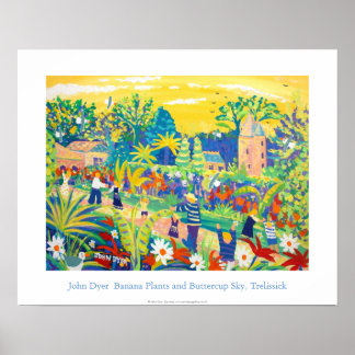 Art Poster: Banana, Butterkopp Himlar, Trelissick Poster