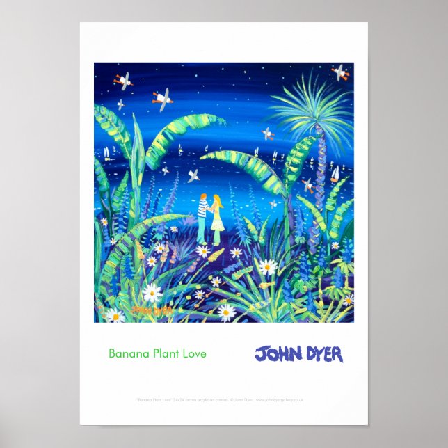 Art Poster Banana Plant Kärlek av John Dyer (Framsidan)