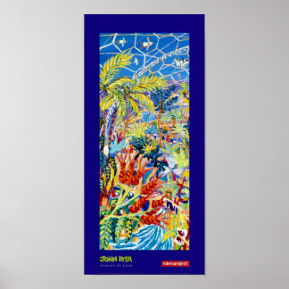 Art Poster: Blå målare av Eden Poster