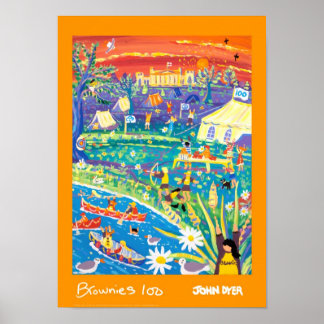 Art Poster: Bläddrar 100 års Roligt! Poster