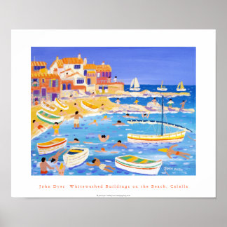 Art Poster: Byggnad, Calella,, Spanien Poster