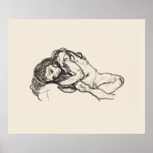 ART POSTER: EGON SCHIELE: GIRL 1918