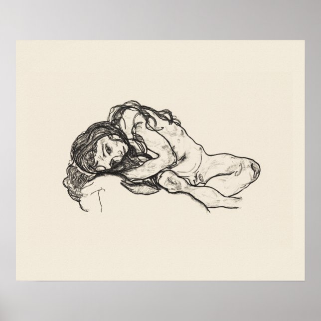 ART POSTER: EGON SCHIELE: GIRL 1918 POSTER (Framsidan)