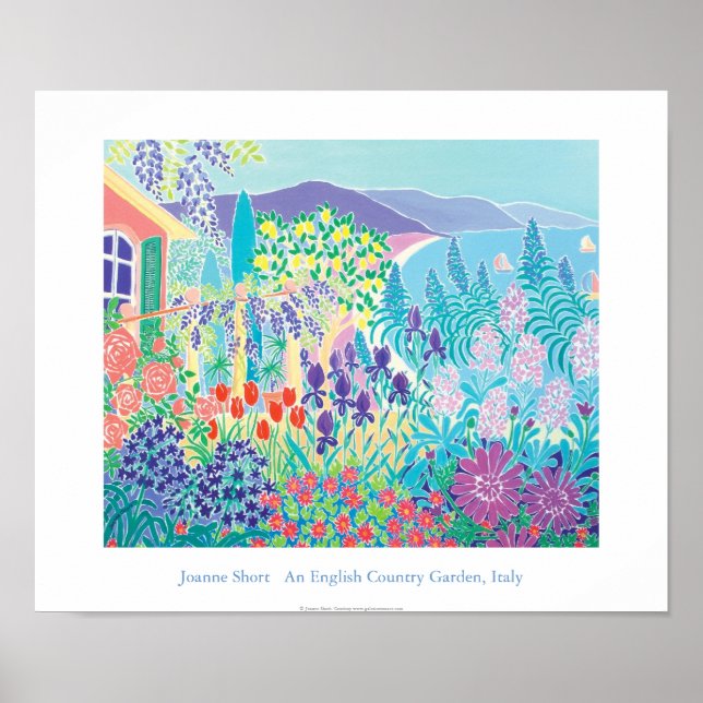 Art Poster: Engelska Land Garden, Italien Poster (Framsidan)