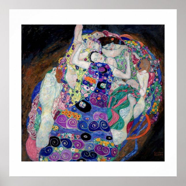 ART POSTER: GUSTAV KLIMT : VIRGIN 1913 POSTER (Framsidan)