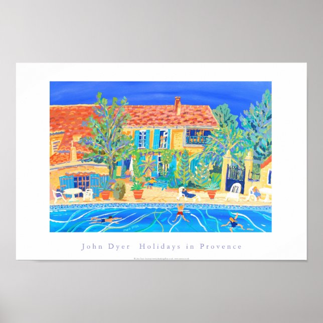 Art Poster: Helgdagar i Provence, Rasteau Poster (Framsidan)