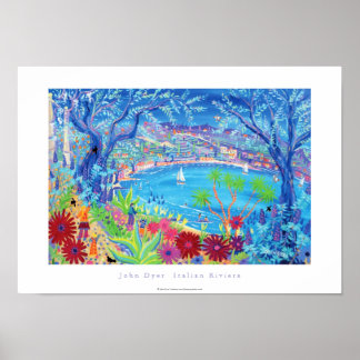 Art Poster: Italienska Riviera, Ligurien. Poster