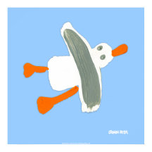 Art Poster: John Dyer Fiskmås