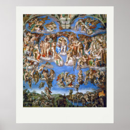 ART POSTER: MICHELANGELO: DEN SISTA DOMEN 1541 POSTER