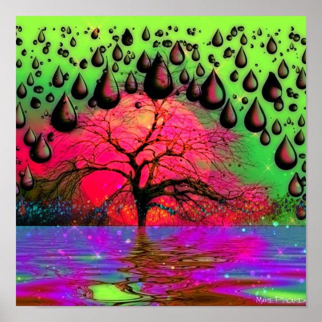 Art Poster "Psychedelic" (Framsidan)