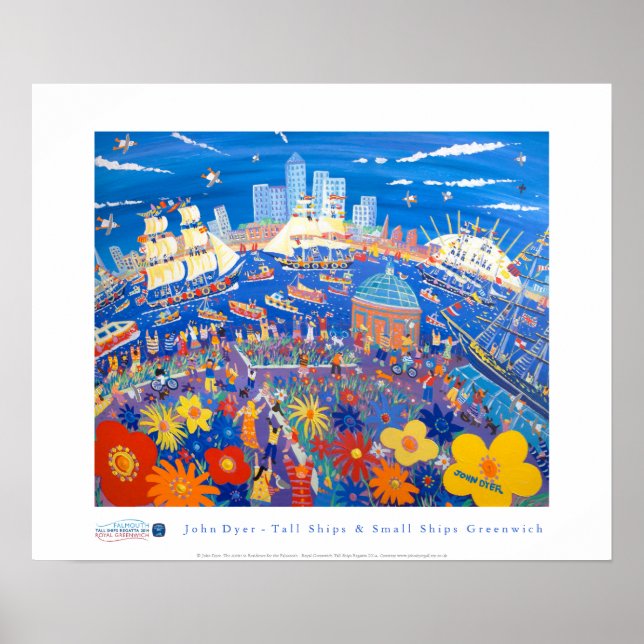 Art Poster: Tall Fraktas och Small Fraktas Greenwi Poster (Framsidan)