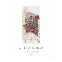 ART POSTER: WILLIAM MORRIS:HONEYSUCKLE