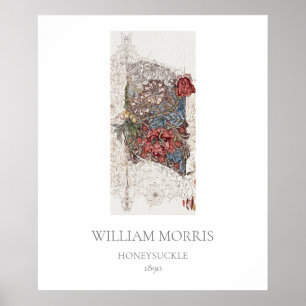 ART POSTER: WILLIAM MORRIS:HONEYSUCKLE POSTER