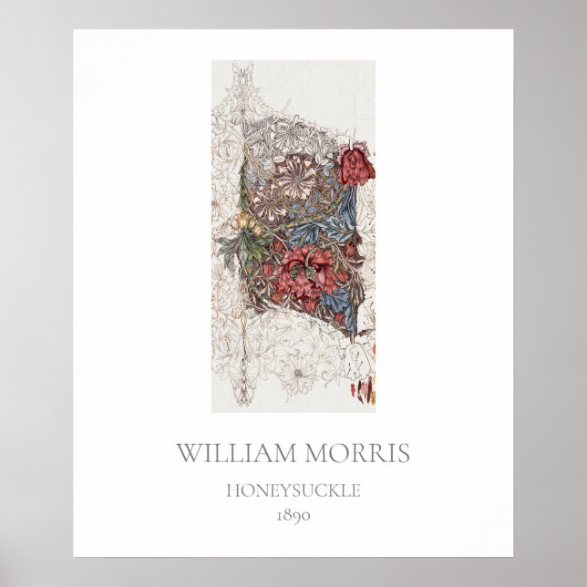 ART POSTER: WILLIAM MORRIS:HONEYSUCKLE POSTER (Framsidan)