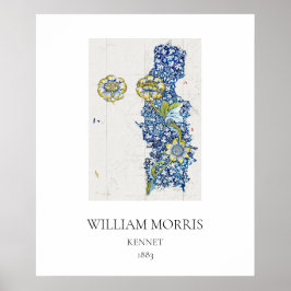 ART POSTER: WILLIAM MORRIS : KENNET : 1883 POSTER