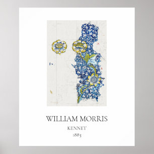 ART POSTER: WILLIAM MORRIS : KENNET : 1883 POSTER
