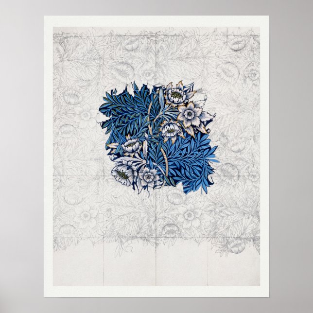 ART POSTER: WILLIAM MORRIS: TULIP AND WILLOW POSTER (Framsidan)